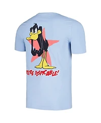 Men's and Women's Freeze Max Daffy Duck Light Blue Looney Tunes You're Despicable T-shirt