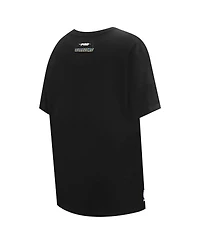 Women's Pro Standard Black Golden State Warriors Script Boyfriend T-shirt