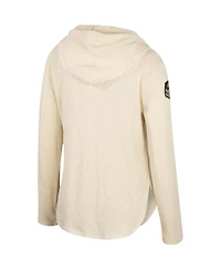 Women's Colosseum Cream Ole Miss Rebels Oht Military-Inspired Appreciation Casey Raglan Long Sleeve Hoodie T-shirt