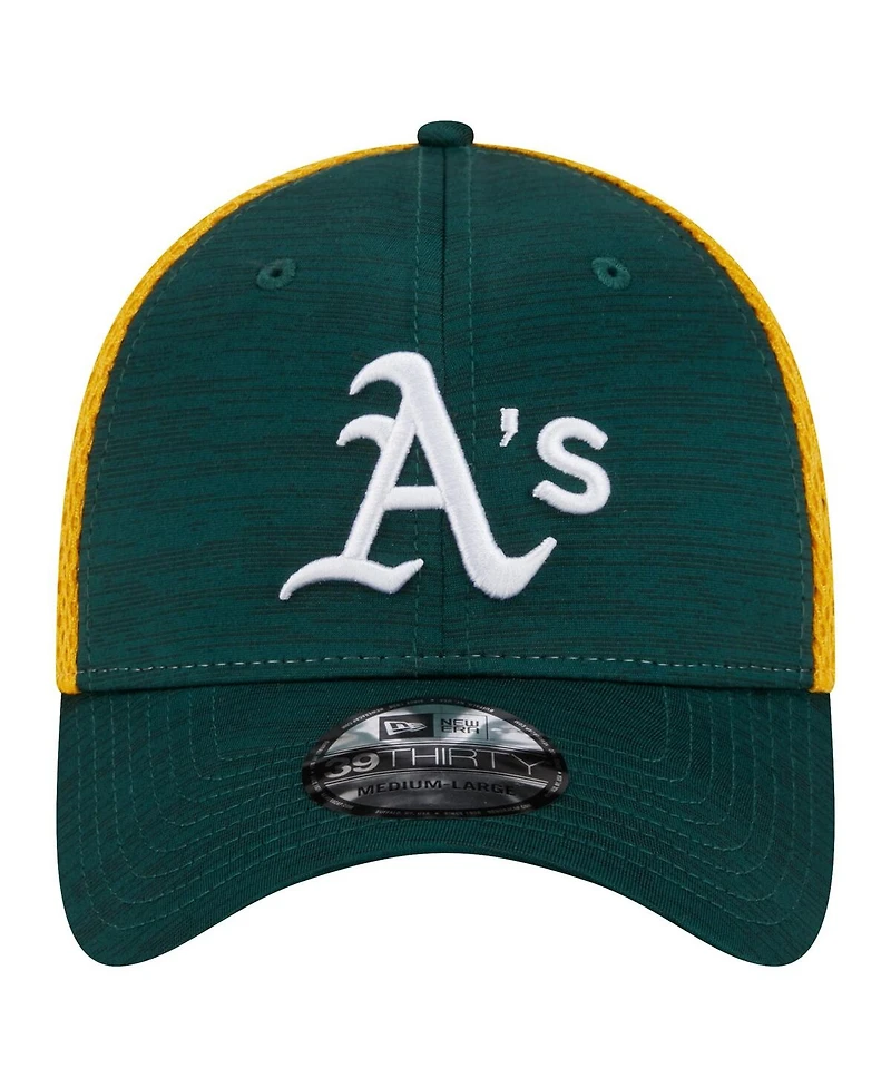 Men's New Era Green Oakland Athletics Neo 39THIRTY Flex Hat