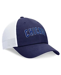 Men's Nike Royal Chicago Cubs Evergreen Wordmark Trucker Adjustable Hat
