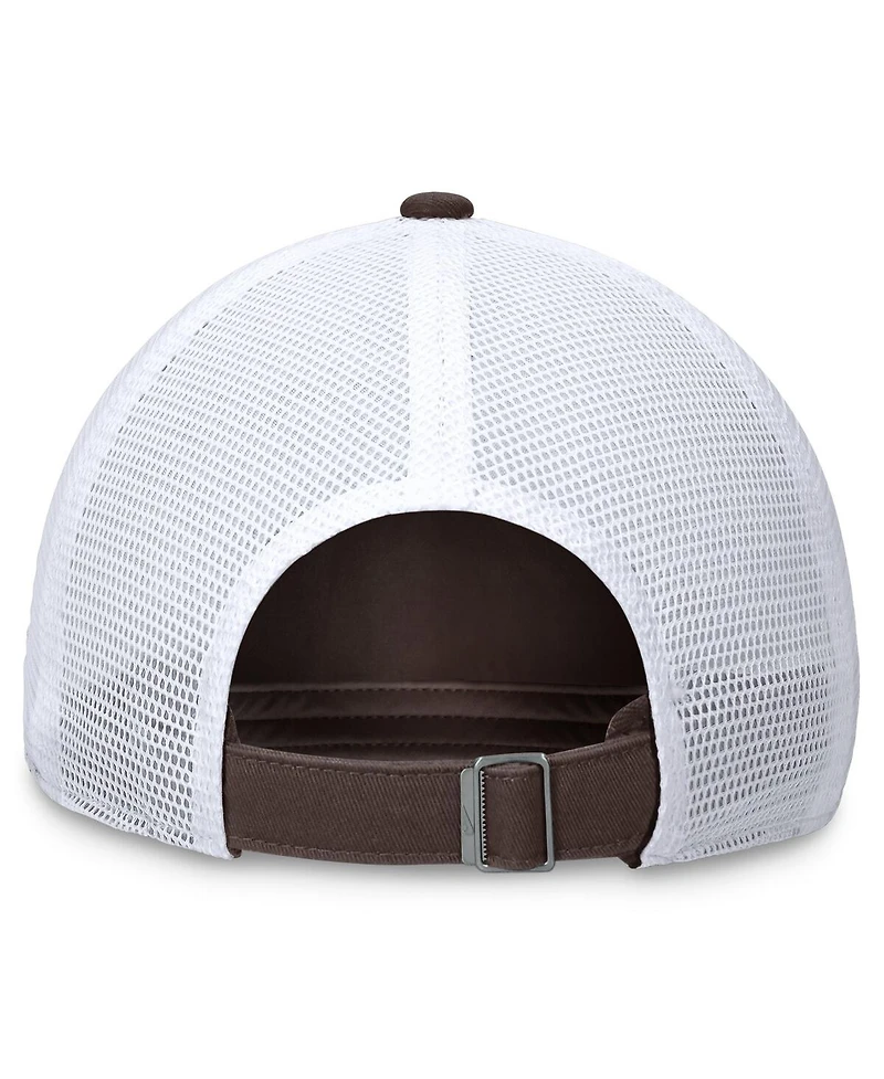 Men's Nike Brown San Diego Padres Evergreen Wordmark Trucker Adjustable Hat