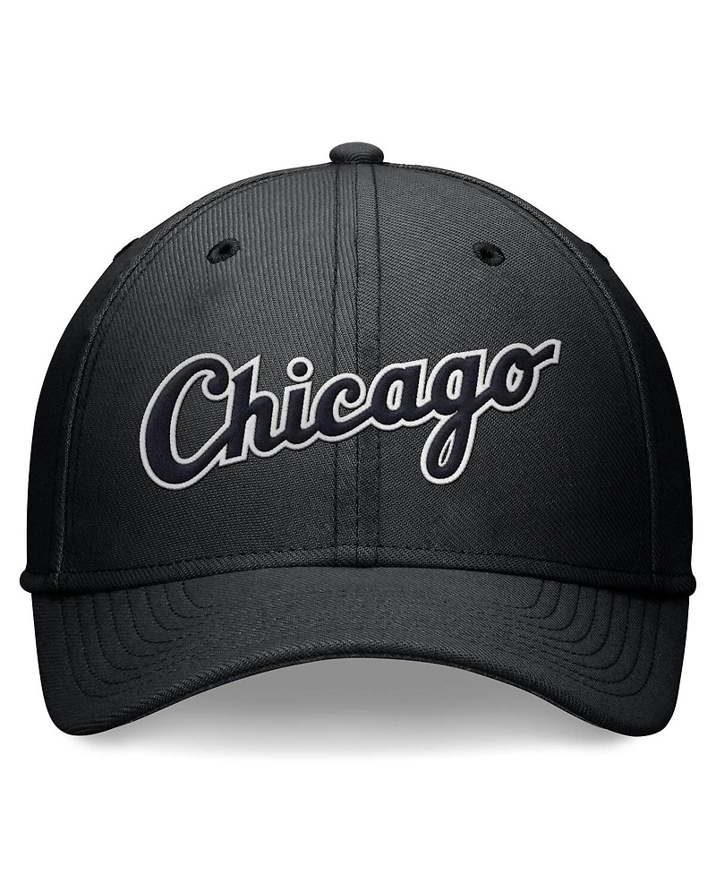 Men's Nike Black Chicago White Sox Evergreen Performance Flex Hat