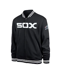 Men's '47 Brand Navy Chicago White Sox Wax Pack Pro Camden Full-Zip Track Jacket