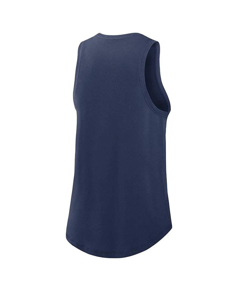 Women's Nike Navy New York Yankees Legacy Icon High Neck Fashion Tank Top