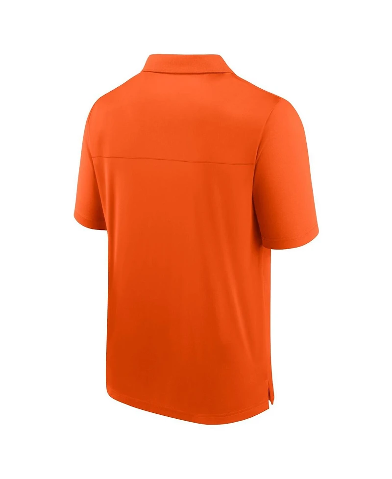 Men's Fanatics Orange Oregon State Beavers Left Side Block Polo Shirt