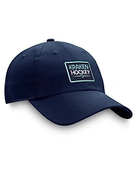 Men's Fanatics Deep Sea Blue Seattle Kraken Authentic Pro Prime Adjustable Hat