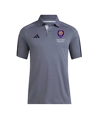 Men's adidas Gray Orlando City Sc 2024 Training Polo Shirt