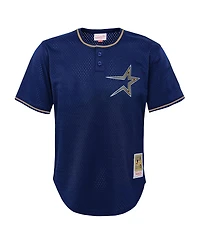 Big Boys Mitchell & Ness Craig Biggio Navy Distressed Houston Astros Cooperstown Collection Mesh Batting Practice Jersey
