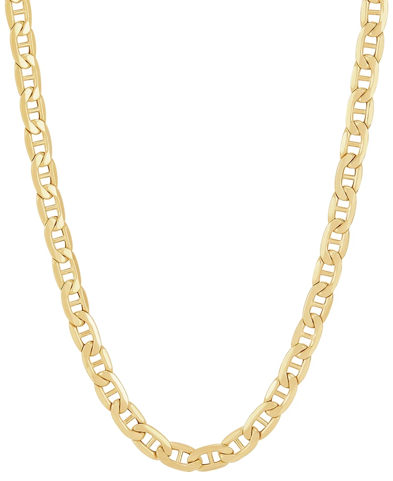 Italian Gold Polished Mariner Link 22" Chain Necklace (5.5mm) in 10k Gold