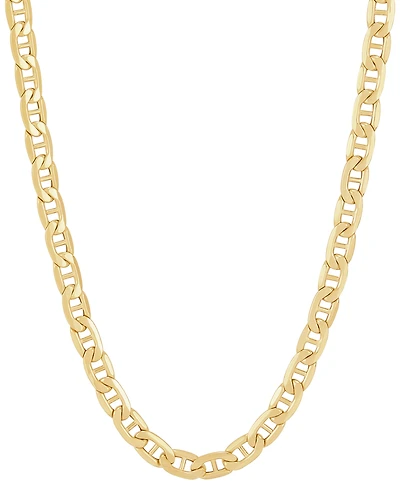 Italian Gold Polished Mariner Link 22" Chain Necklace (5.5mm) in 10k Gold