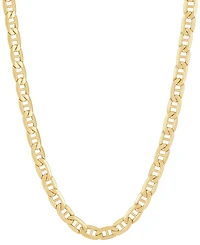 Italian Gold Polished Mariner Link 22" Chain Necklace (5.5mm) in 10k Gold