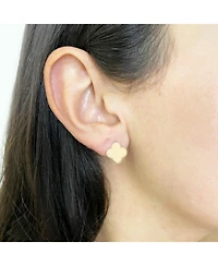 The Lovery Gold Clover Earrings 14K Yellow Gold