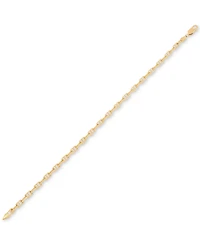 Italian Gold Polished Solid Anchor Link Chain Bracelet in 10k Gold