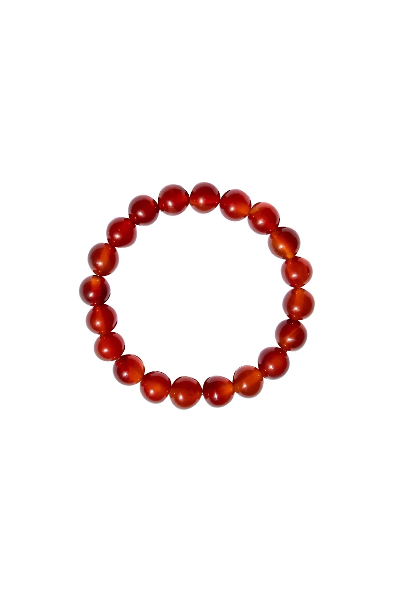 Manifest Collection | Confidence — Red Crystal Beaded Bracelet