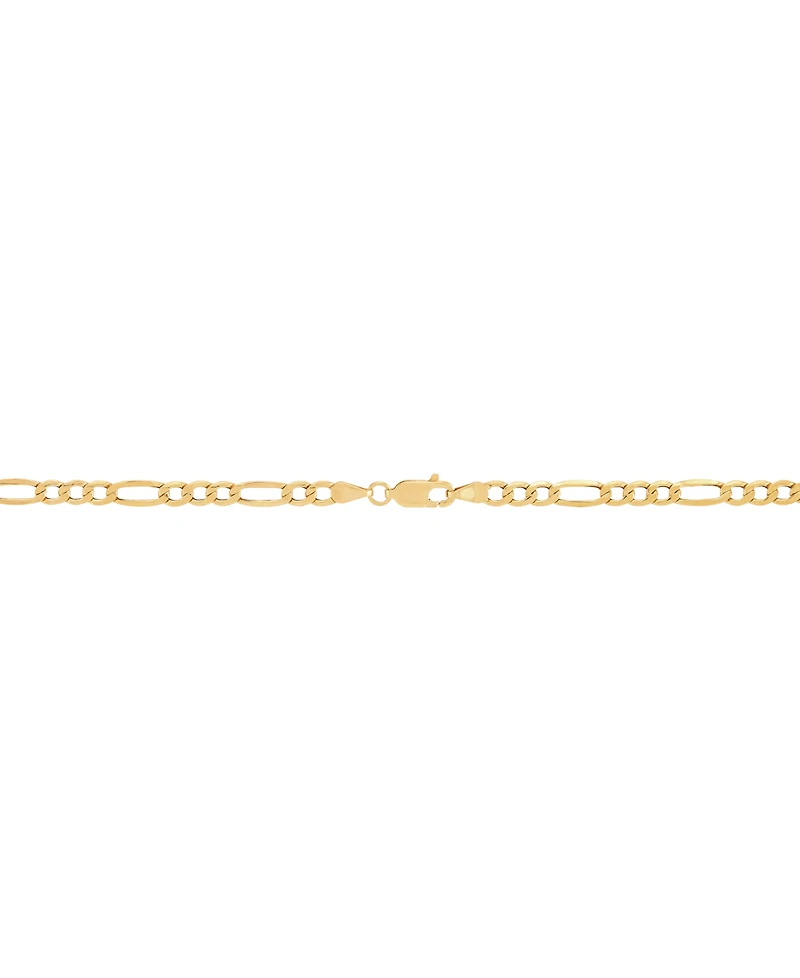 Lightweight Polished Figaro Link 22" Chain Necklace (3.9mm) in 10k Gold