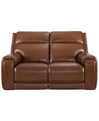 Varsani Zero Gravity Leather Sofa Collection Created For Macys