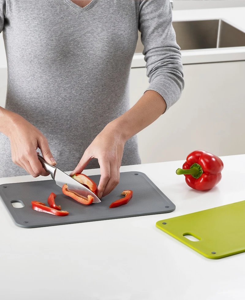 Joseph Joseph DoorStore Chop 2-piece cutting board set with in-cupboard storage case