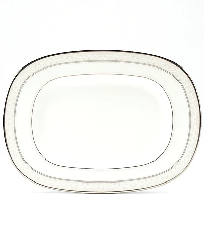 Noritake "Montvale Platinum" Butter/Relish Tray, 9" x 5"