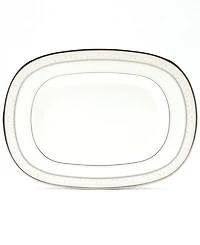 Noritake "Montvale Platinum" Butter/Relish Tray, 9" x 5"