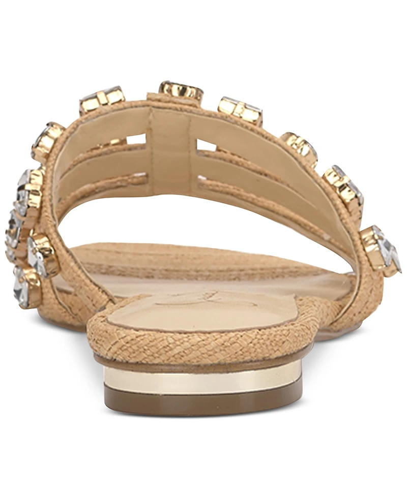 Jessica Simpson Detta Crystal Embellished Slide Sandals