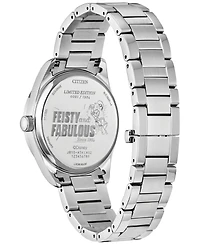 Citizen Eco-Drive Unisex Disney Donald Duck Stainless Steel Bracelet Watch 40mm Gift Set