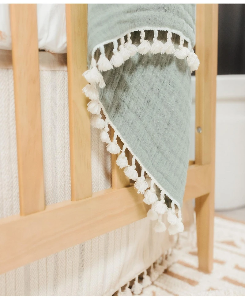 Crane Baby 6-Layer Muslin Blanket Fern
