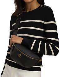Lauren Ralph Lauren Leather Marcy Small Belt Bag