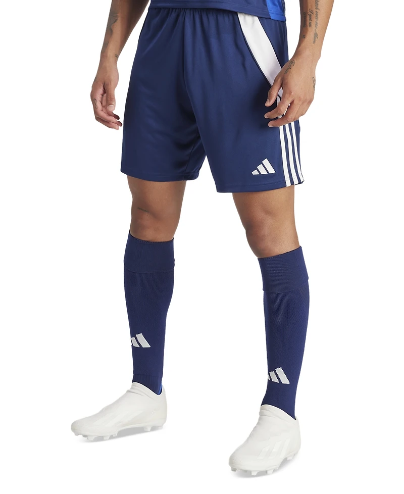 adidas Men's Tiro 24 Moisture-Wicking Drawstring 8" Shorts