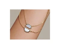 Sterling Silver Day and Night Pendant Necklaces