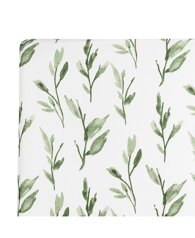 Crane Baby Parker Fitted Crib Fitted Sheet - Leaf