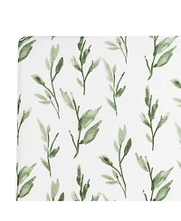 Crane Baby Parker Fitted Crib Fitted Sheet - Leaf