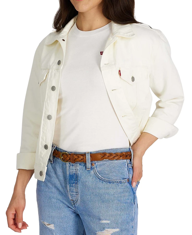 Levi's Women's Braided Leather Skinny Belt