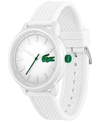 Lacoste Unisex L.12.12. White Silicone Strap Watch 48mm