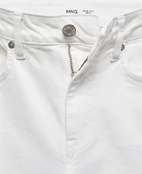 Mango Women's Medium-Rise Flared Jeans