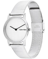 Calvin Klein Women's Ck Feel Stainless Steel Mesh Watch 30mm