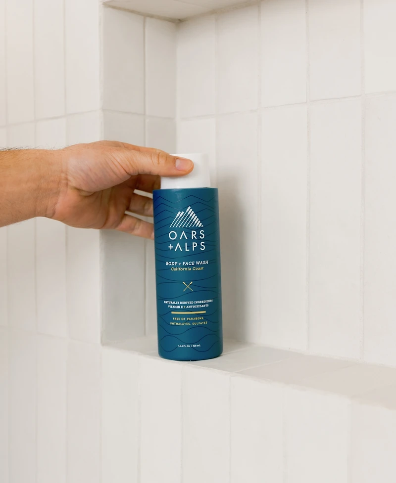 Oars + Alps California Coast Body + Face Wash, 13.5 oz.