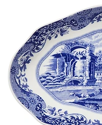 Spode Blue Italian Pickle Dishes, Set of 2