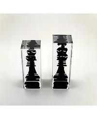 Infinity Lucite 17-Inch Lucite Chess Set