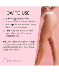 M3 | Cellulite Soft Bristle Body Brush | 1 brush