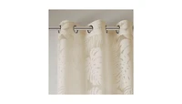 Madison Park Leilani Palm Leaf Burnout Window Sheer Curtain