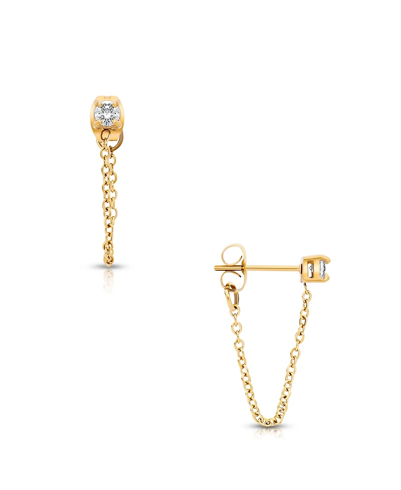 Ellie Vail Sloane Chain Stud Earring