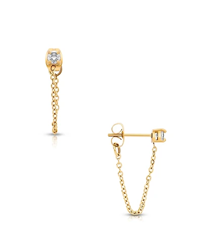 Ellie Vail Sloane Chain Stud Earring