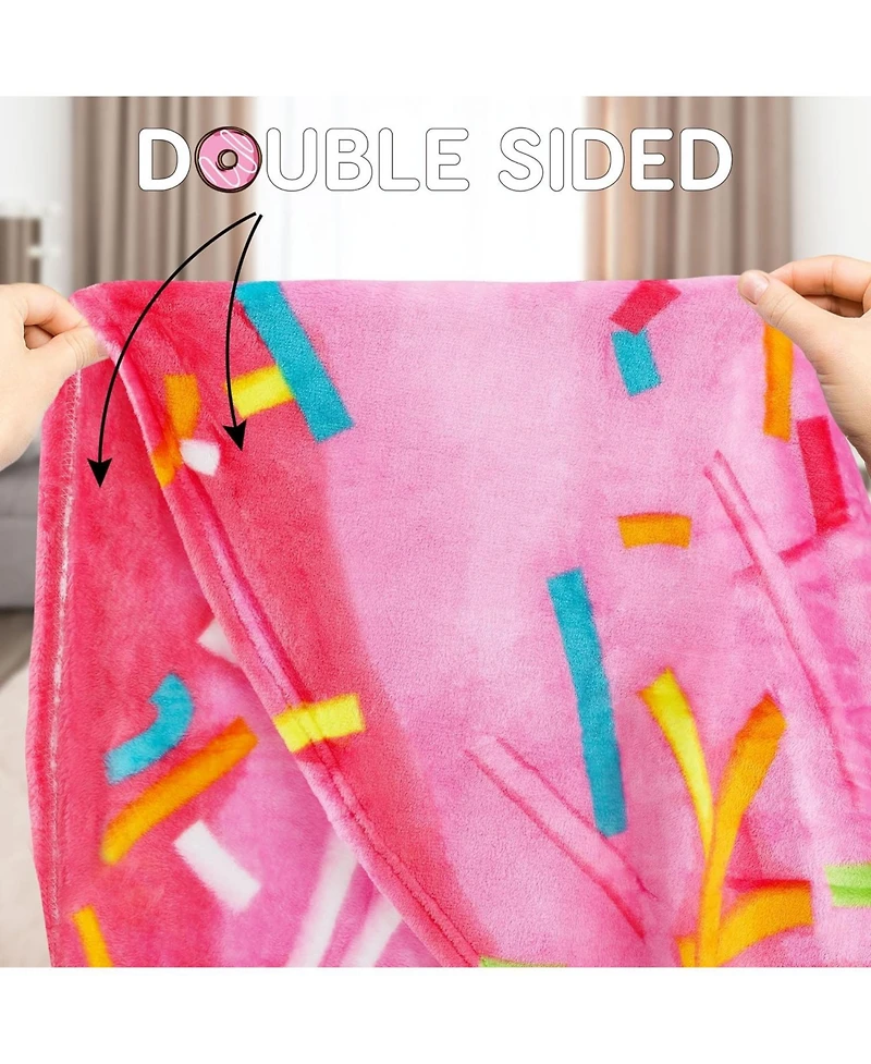 Giant Double Sided Novelty Blanket for Adults & Kids (60 Inches)