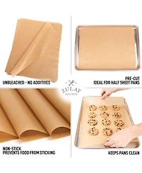 200 Pcs Parchment Paper Sheets - 12x16 Inches Unbleached Non-Stick Baking Paper For Oven