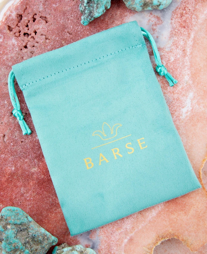 Barse Hammered Genuine Purple Amethyst and Sterling Silver Rectangle Stud Earrings