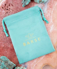 Barse Hammered Genuine Purple Amethyst and Sterling Silver Rectangle Stud Earrings