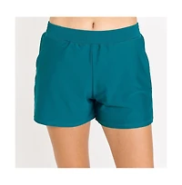 Calypsa Women's Classic Fit Swim Shorts With Panty