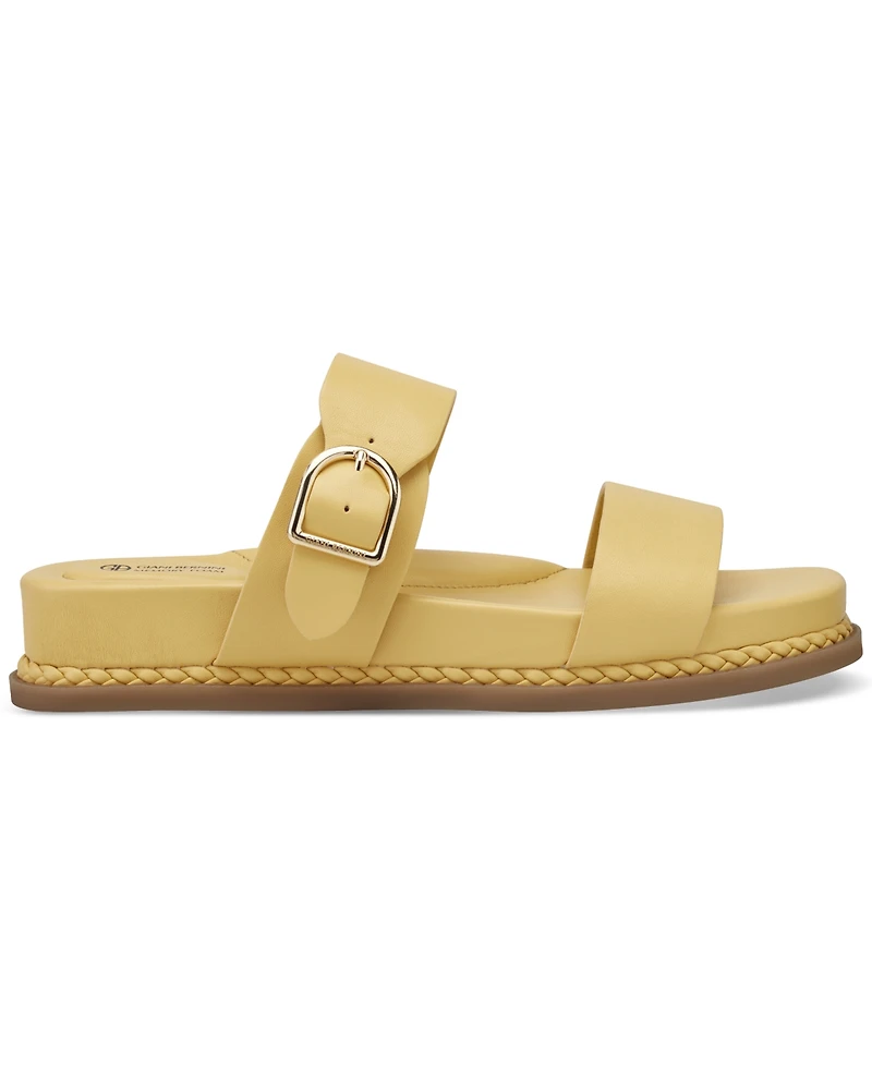 Giani Bernini Women's Gianaa Memory Foam Double Band Footbed Sandals, Created for Macy's