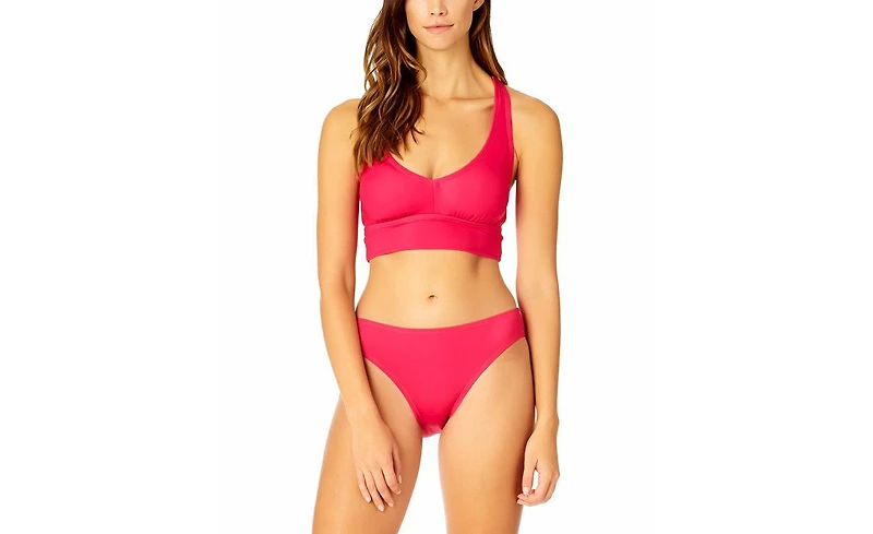 Coppersuit Women's Solid Halter Banded Bra Swim Top